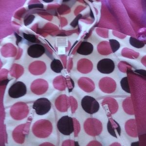 Pink poka dot jacket